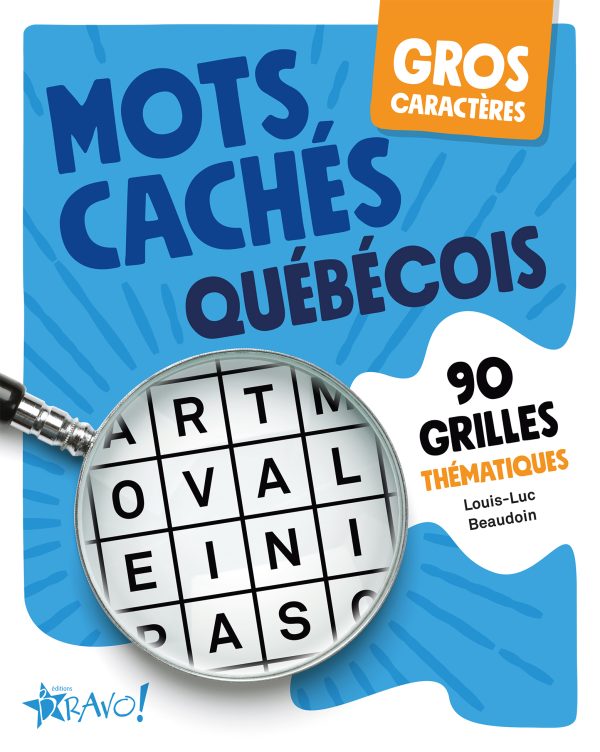 Gros caractères - Mots cachés québécois
