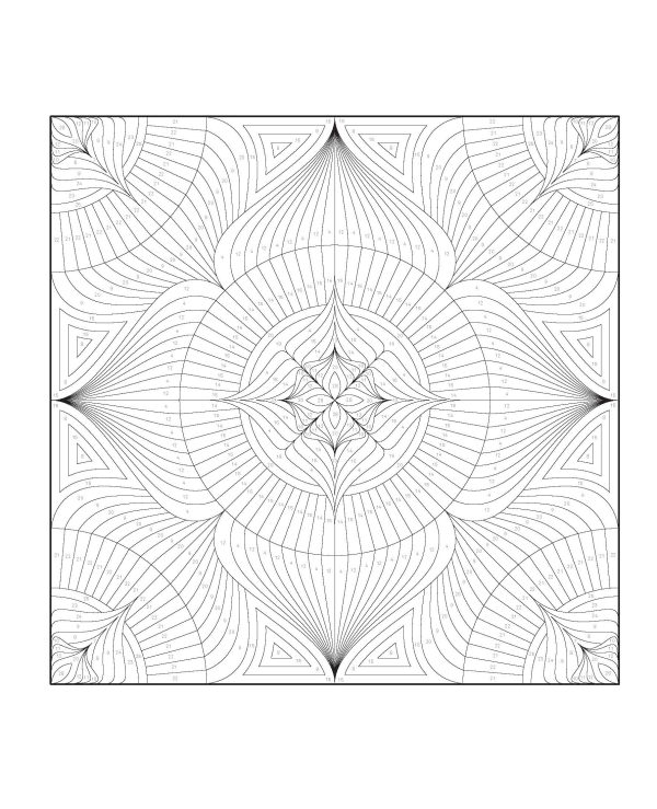 Coloriage par numéros – Mandala - Image 2