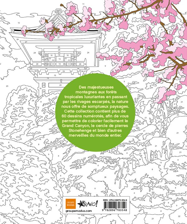 Coloriage par numéros – Paysages - Image 3