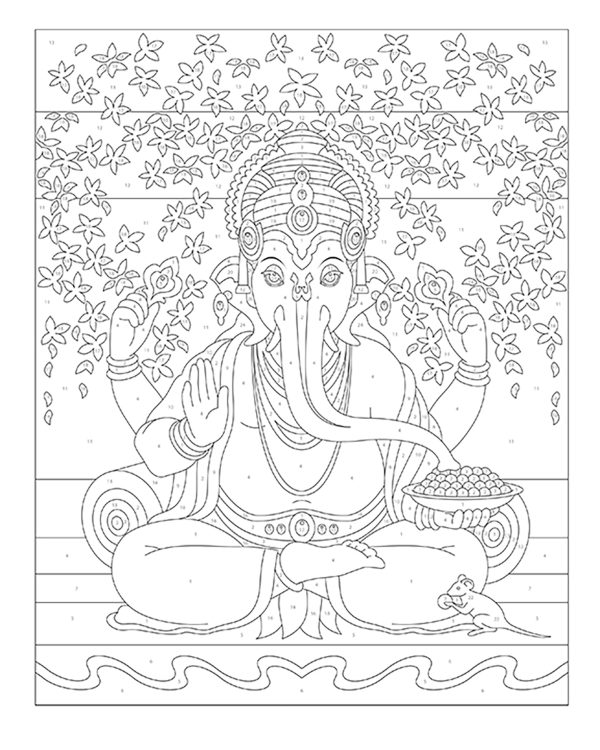 Coloriage par numéros – Méditation - Image 2