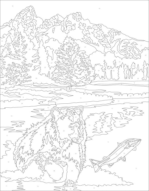 Coloriage par numéros – Splendeur - Image 2