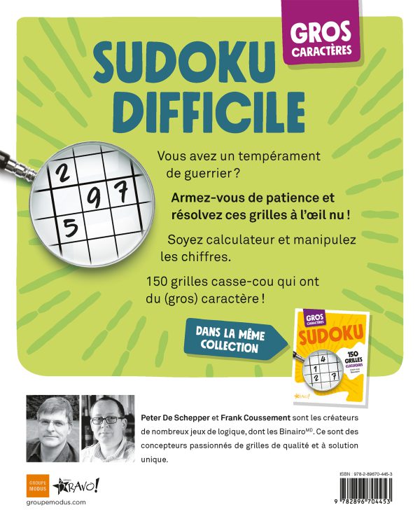 Gros caractères - Sudoku difficile - Image 3