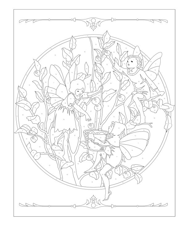 Coloriage par numéros – Fées - Image 2