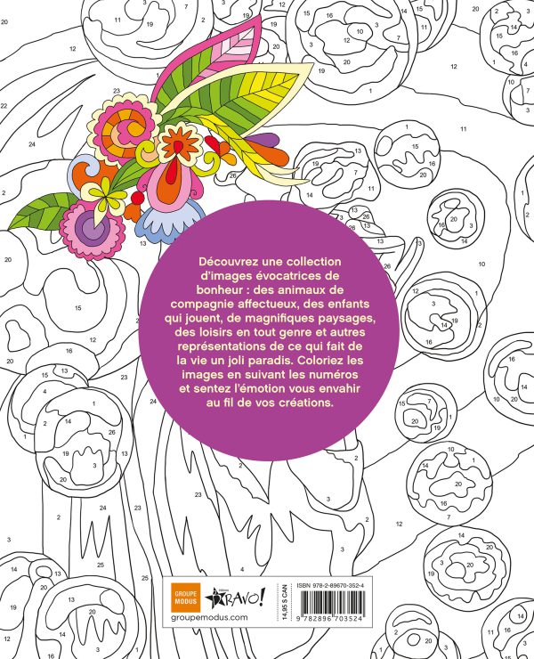 Coloriage par numéros – Bonheur - Image 3