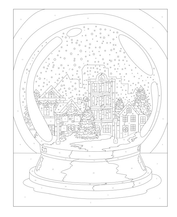 Coloriage par numéros – Noël - Image 2