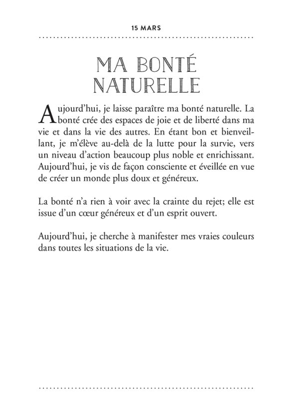 Le bonheur – Un jour à la fois – Image 2