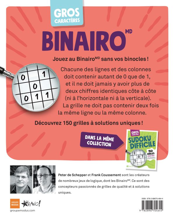 Gros caractères - Binairo - Image 3
