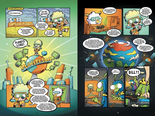 Les mondes de L’Agent Jean! – Planète Lobe (grand format/couverture rigide) - Image 2